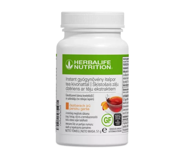 Instant gyógynövényitalpor tea kivonattal Őszibarack ízű