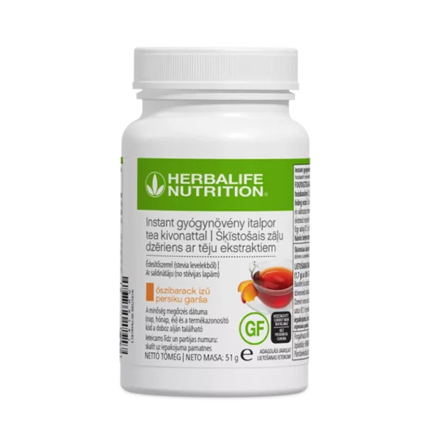 Instant gyógynövényitalpor tea kivonattal Őszibarack ízű