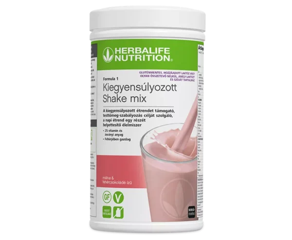 Formula 1 Kiegyensúlyozott shake mix Málna és fehércsokoládé
