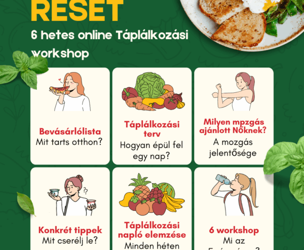Spiritness Életmód RESET – 6 hetes Online Táplálkozási Workshop