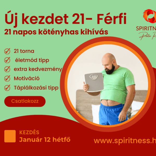 ÚJ KEZDET 21 – 21 napos „apahas” kihívás - 2026. január