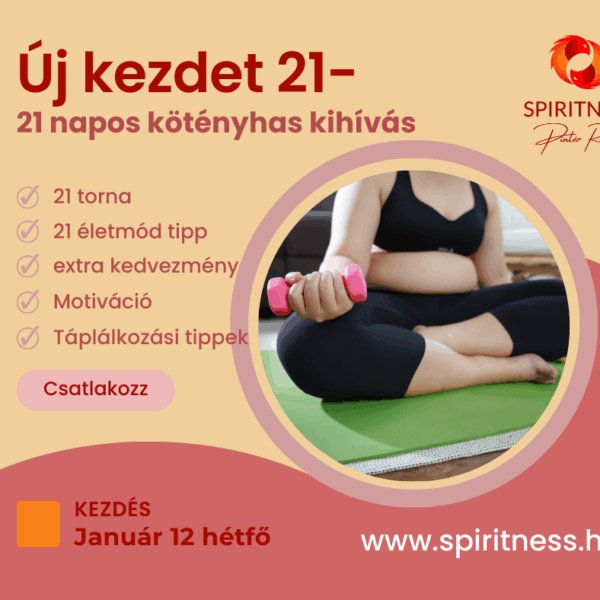 ÚJ KEZDET 21 – 21 napos Kötényhas Kihívás - 2026. január