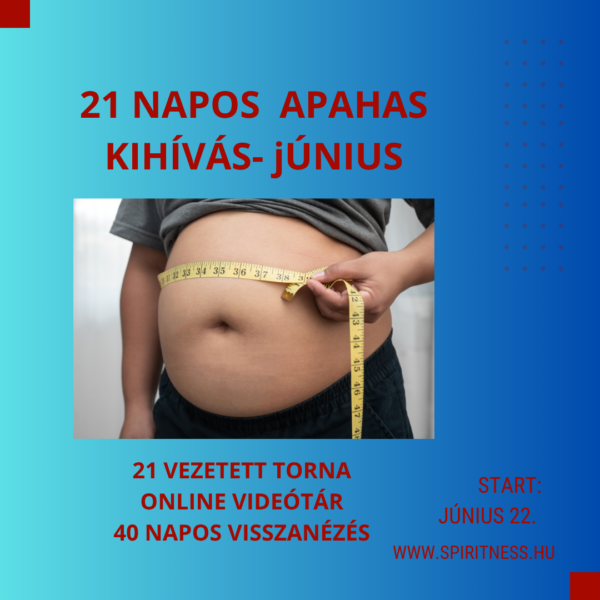 21 napos „APAHAS” kihívás június - férfiaknak